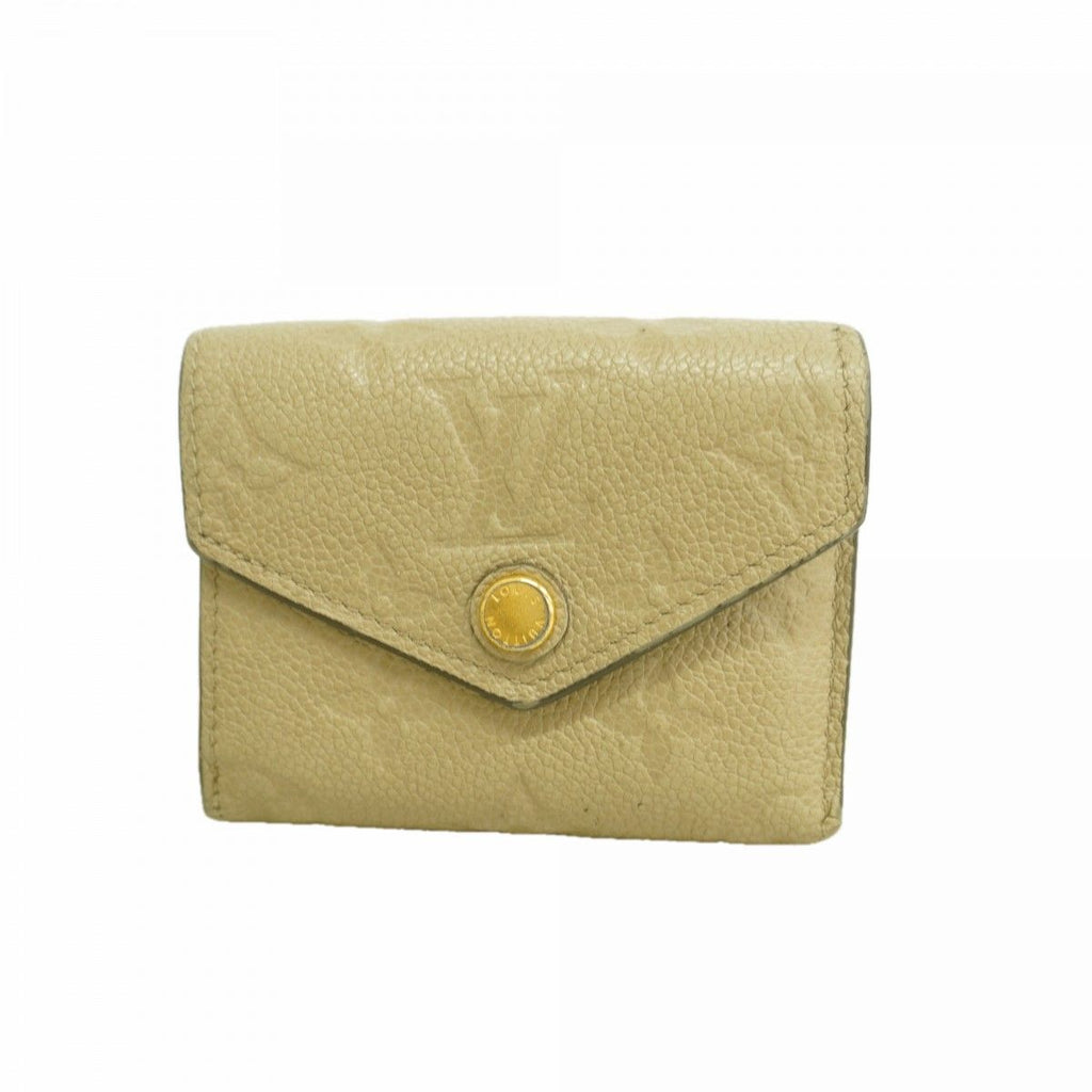 Louis Vuitton Trifold Wallet Monogram Empreinte Portefeuille Zoe Tourterelle