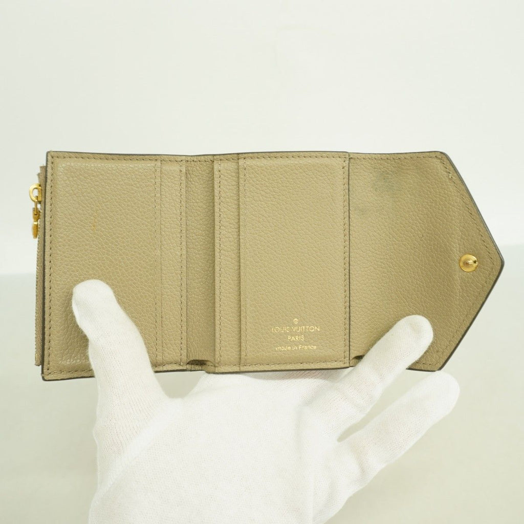 Louis Vuitton Trifold Wallet Monogram Empreinte Portefeuille Zoe Tourterelle — view 3