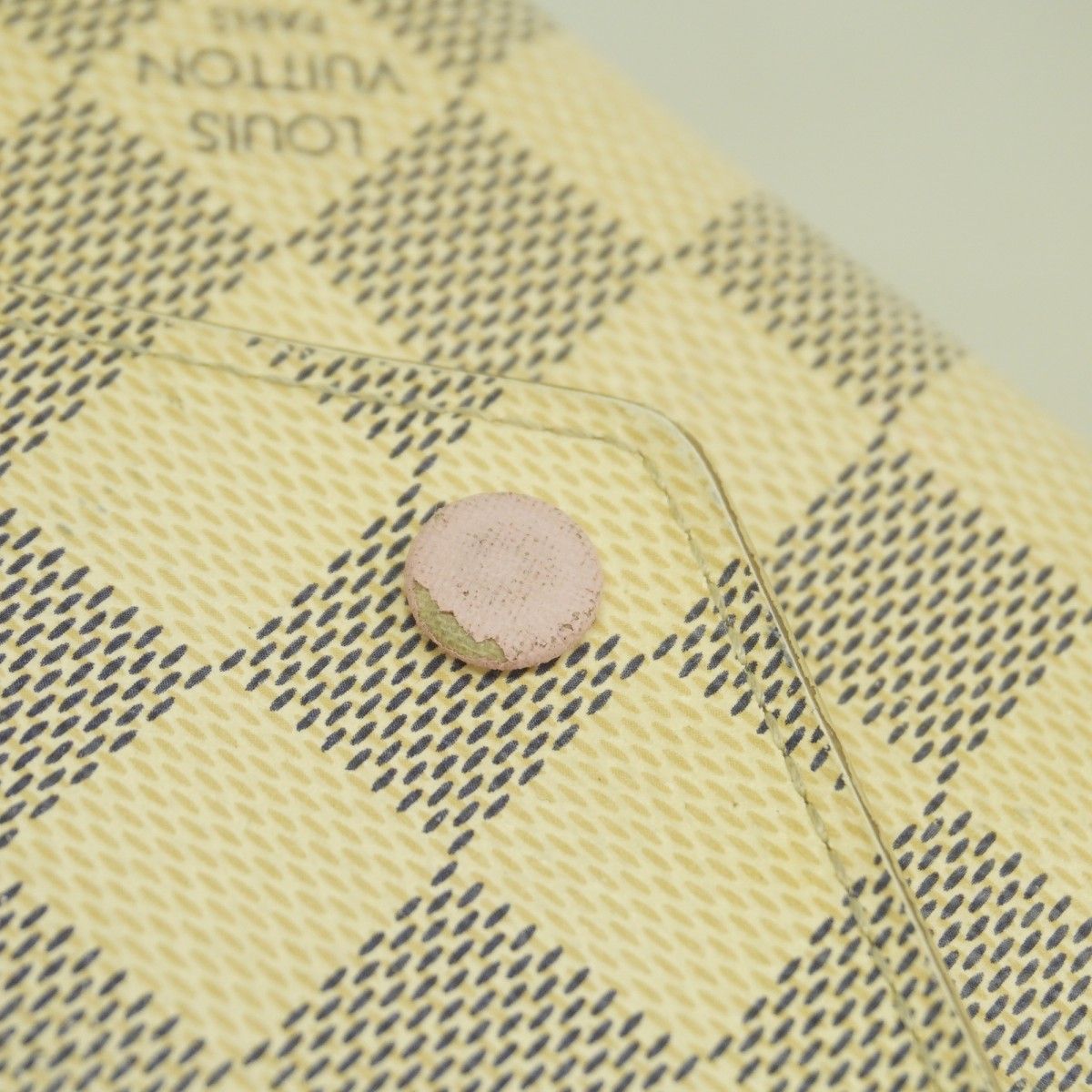 Louis Vuitton Trifold Wallet Damier Azur Portefeuille Victorine White — view 9