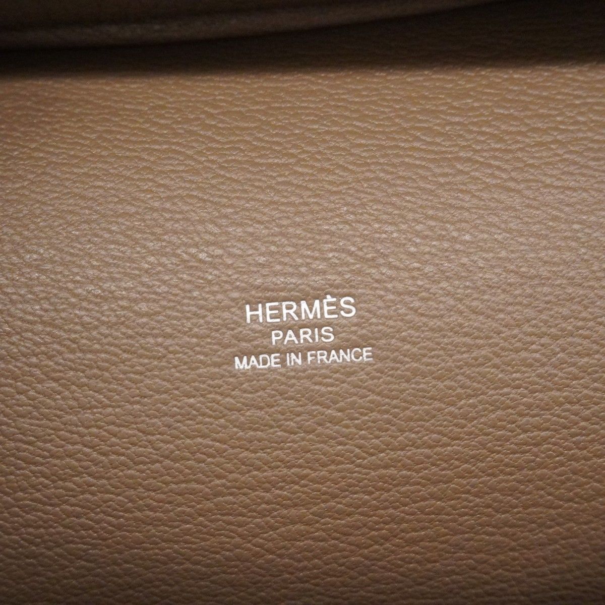 Hermes Shoulder Bag Gipsiere 28 Taurillon Clemence Etoupe Silver — view 5