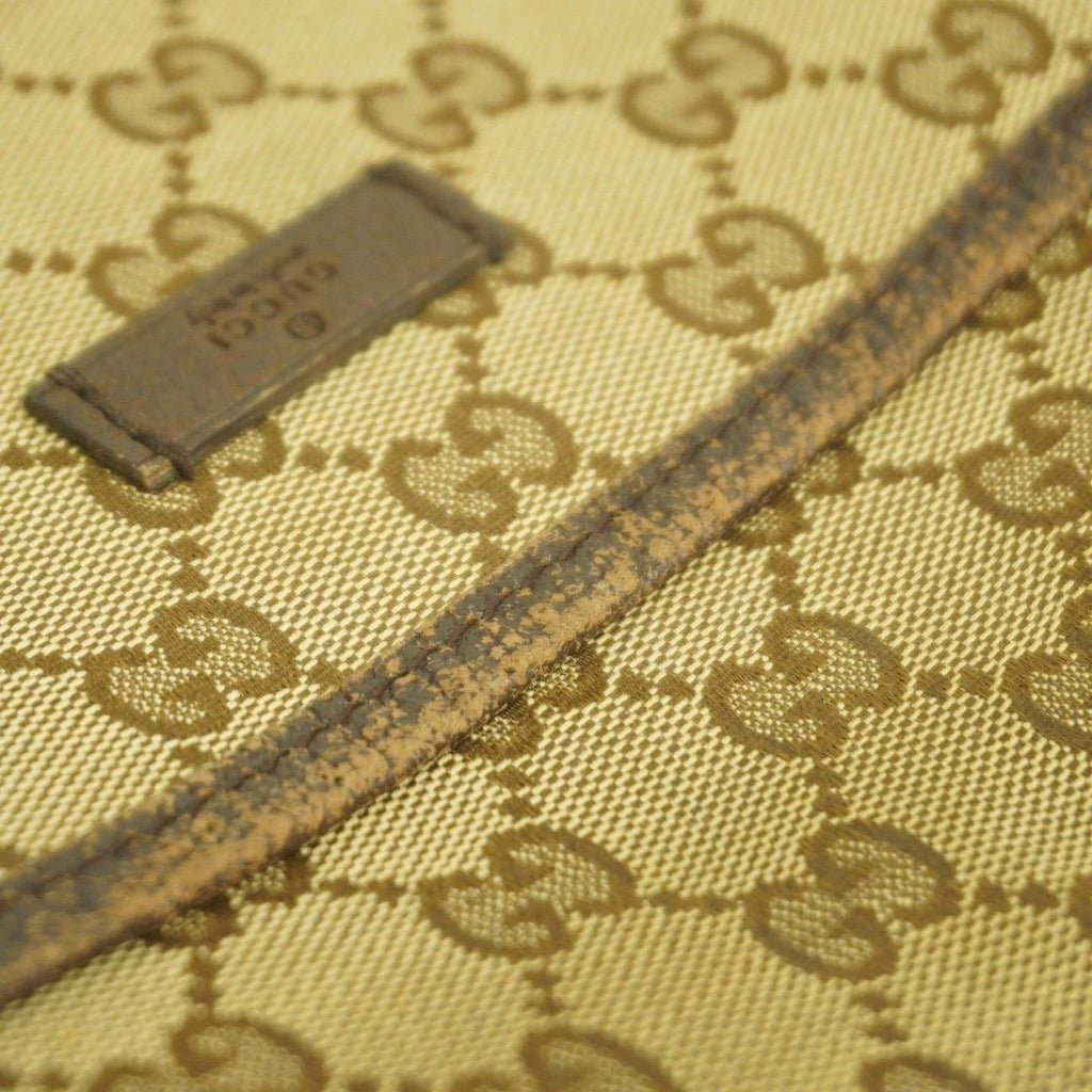 Gucci Shoulder Bag GG Canvas Beige Silver — view 9