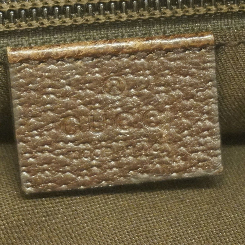 Gucci Shoulder Bag GG Canvas Beige Silver — view 5