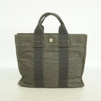 Hermes Handbag Her Line PM Canvas Gray Silver — view 9