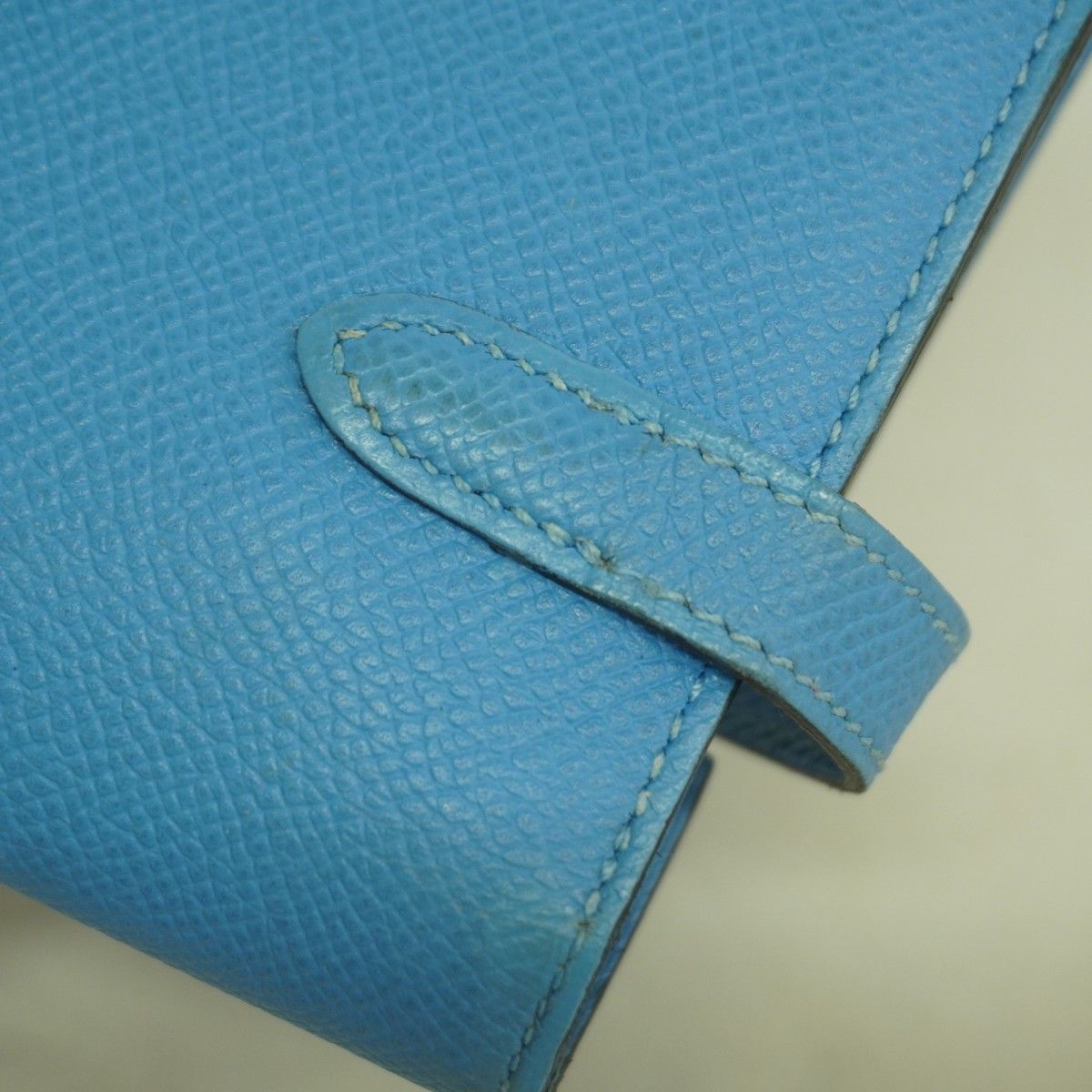 Hermes Wallet Kelly Veau Epsom Azur Silver — view 5