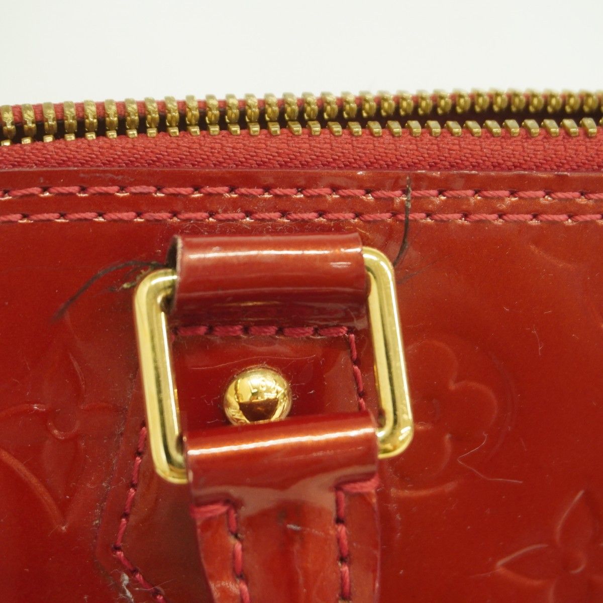 Louis Vuitton Handbag Vernis Alma GM Pomme D'amour — view 9