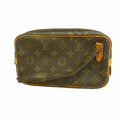 Louis Vuitton Shoulder Bag Monogram Pochette Ma Roulis Bandouliere Brown