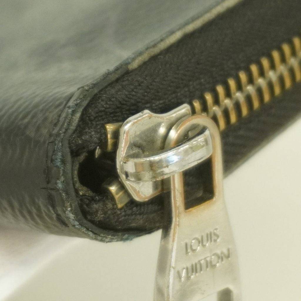 Louis Vuitton Wallet Monogram Eclipse Zippy Vertical Black — view 6