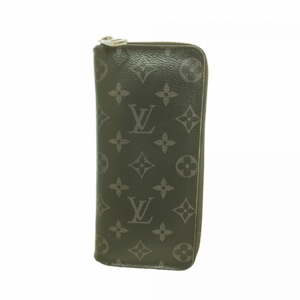 Louis Vuitton Wallet Monogram Eclipse Zippy Vertical Black