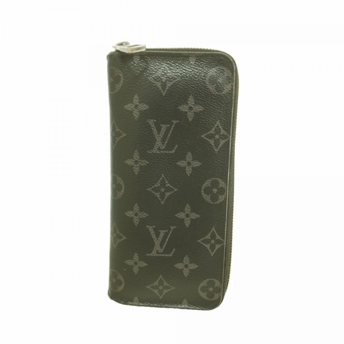 Louis Vuitton Wallet Monogram Eclipse Zippy Vertical Black