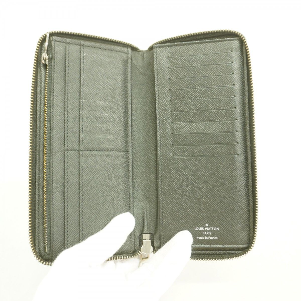 Louis Vuitton Wallet Monogram Eclipse Zippy Vertical Black — view 3