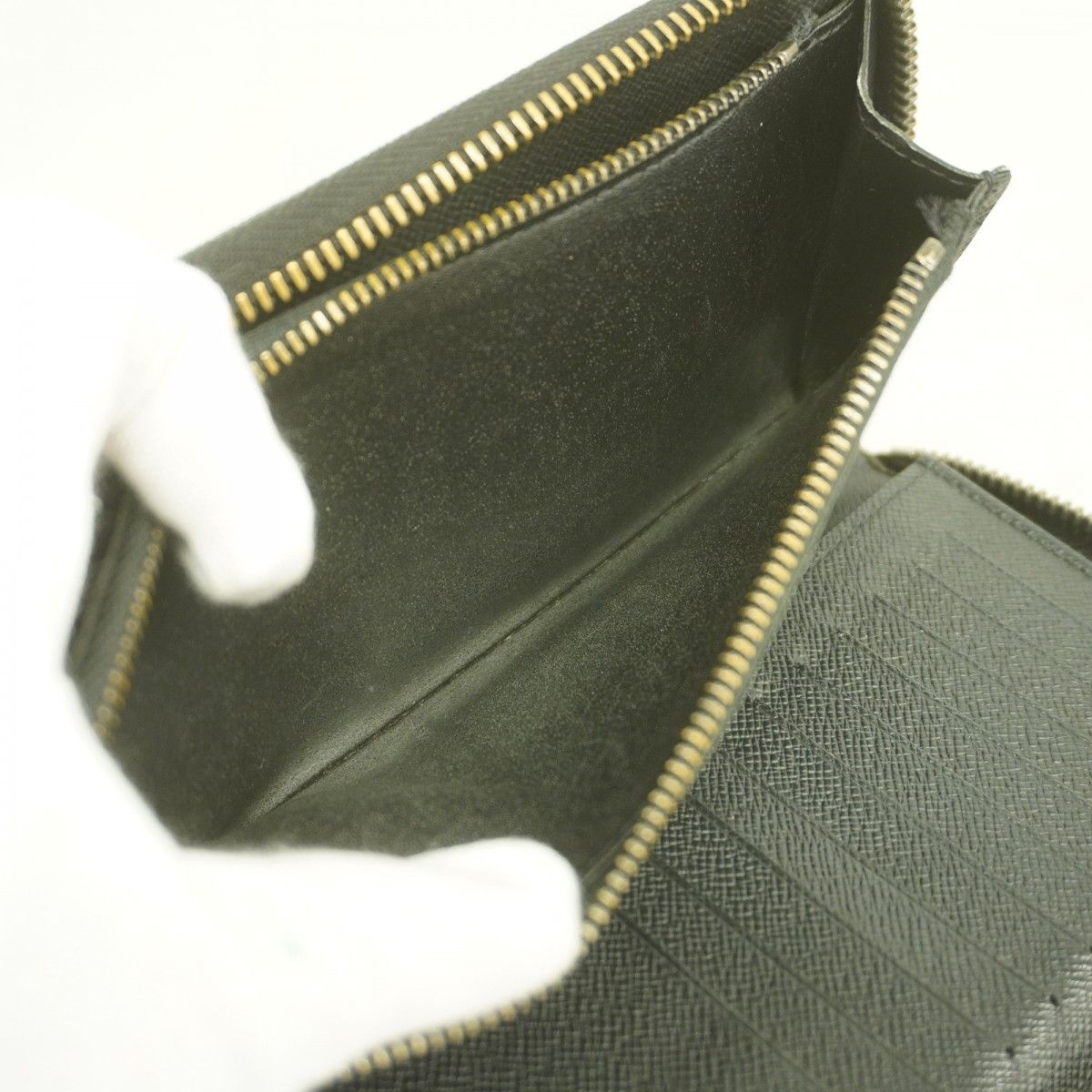 Louis Vuitton Wallet Monogram Eclipse Zippy Vertical Black — view 8