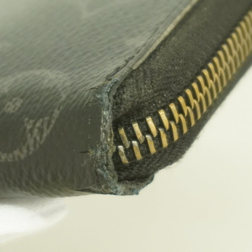 Louis Vuitton Wallet Monogram Eclipse Zippy Vertical Black — view 5