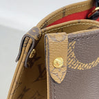 Louis Vuitton Tote Monogram Giant Reverse On The Go MM Brown 2-Way — view 7