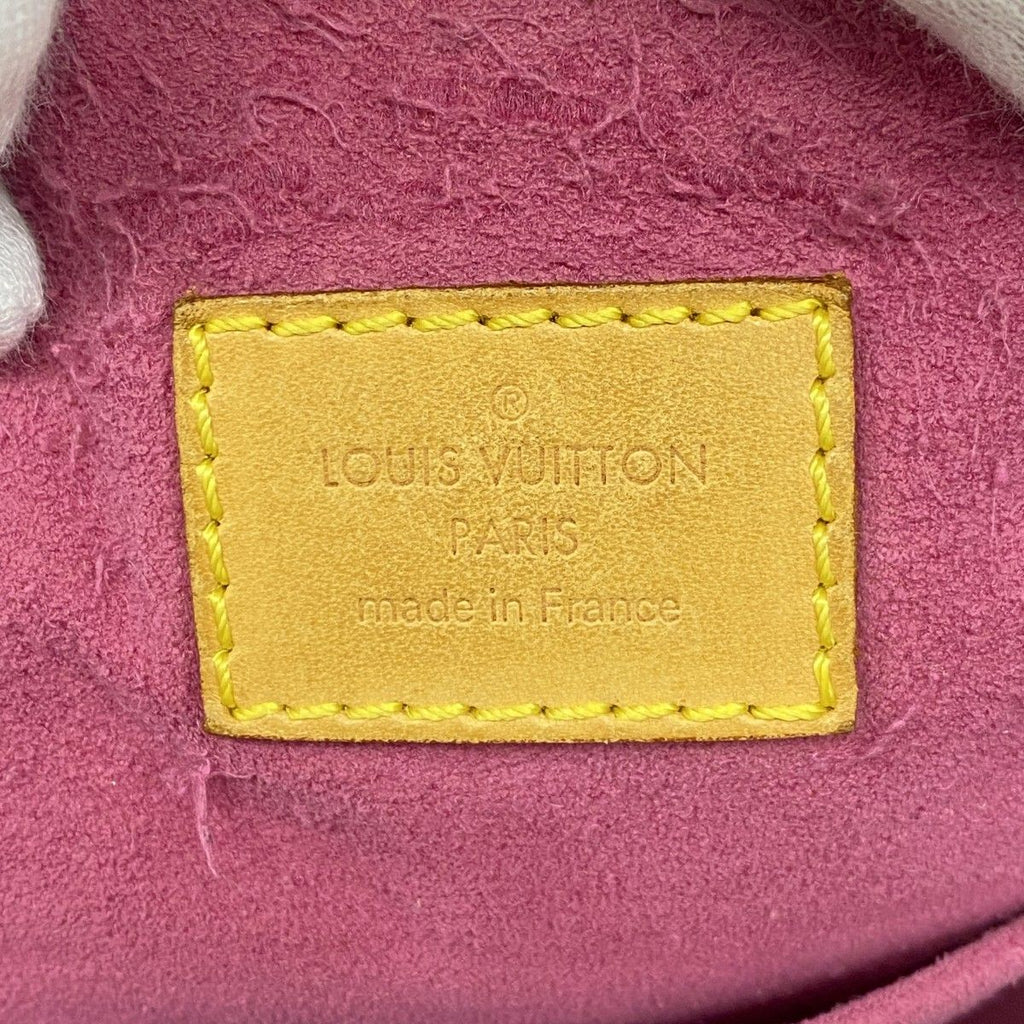 Louis Vuitton Shoulder Bag Monogram Denim PM Fuchsia — view 5