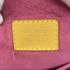 Louis Vuitton Shoulder Bag Monogram Denim PM Fuchsia — view 5