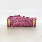 Louis Vuitton Shoulder Bag Monogram Denim PM Fuchsia — view 3