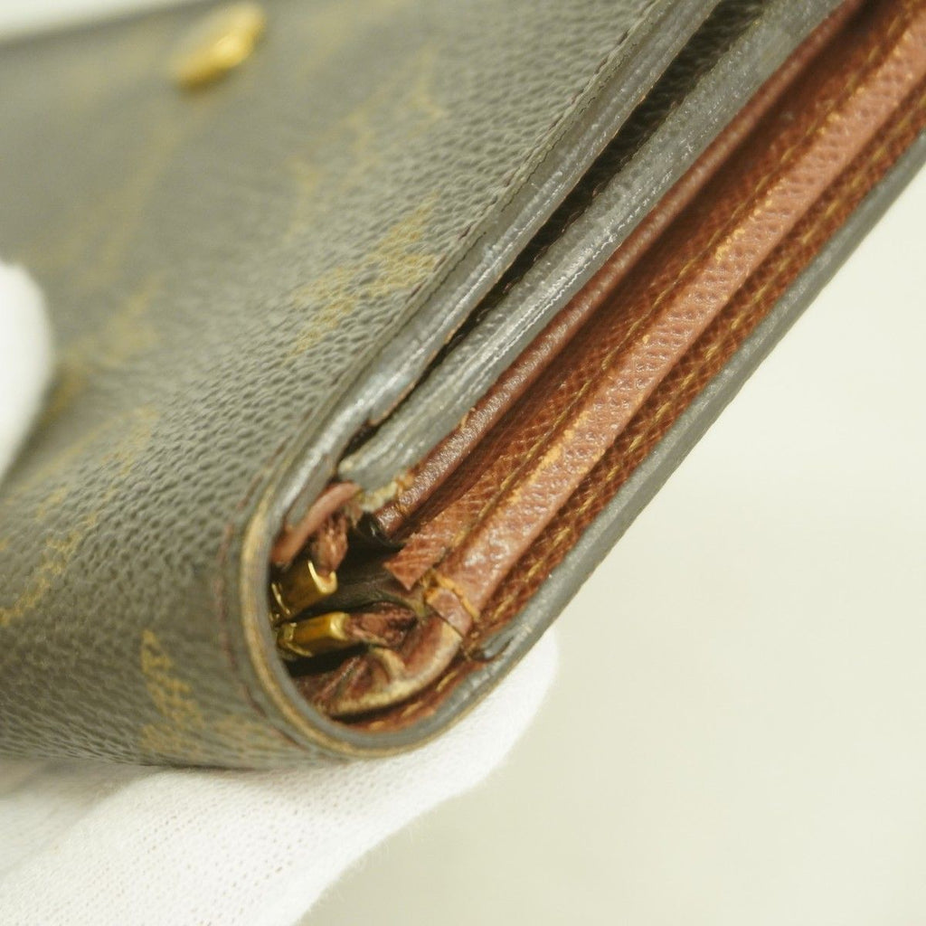Louis Vuitton Wallet Monogram Porte-Monnaie Viennois Tresor Brown — view 7