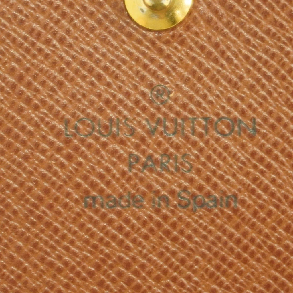Louis Vuitton Wallet Monogram Porte-Monnaie Viennois Tresor Brown — view 4