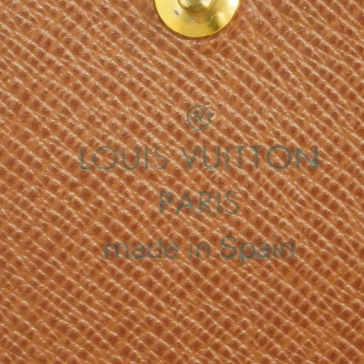 Louis Vuitton Wallet Monogram Porte-Monnaie Viennois Tresor Brown — view 4