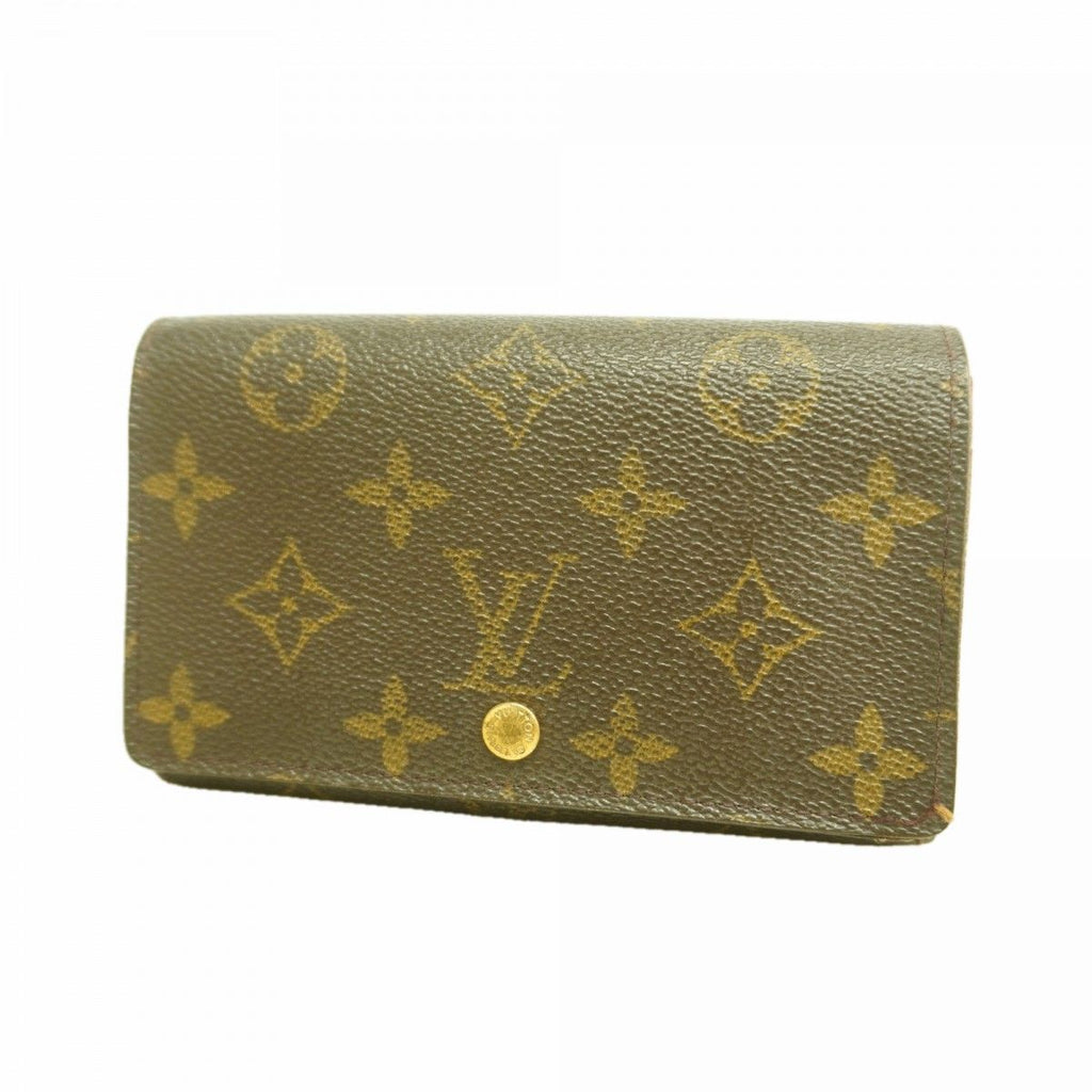 Louis Vuitton Wallet Monogram Porte-Monnaie Viennois Tresor Brown