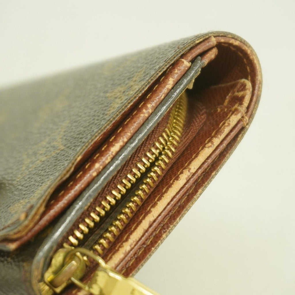 Louis Vuitton Wallet Monogram Porte-Monnaie Viennois Tresor Brown — view 5