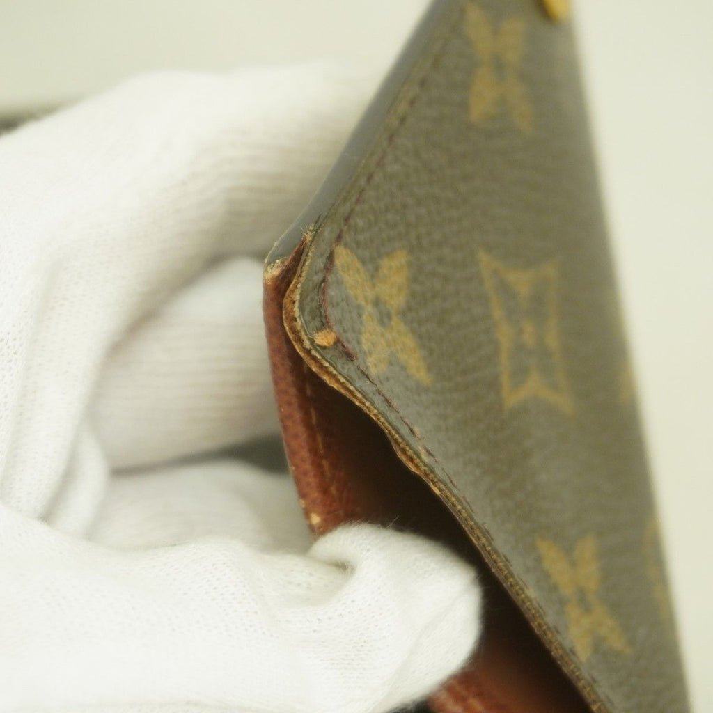 Louis Vuitton Wallet Monogram Porte-Monnaie Viennois Tresor Brown — view 6