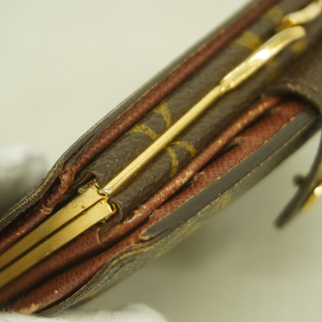 Louis Vuitton Wallet Monogram Porte-Monnaie Vier Viennois Brown — view 7