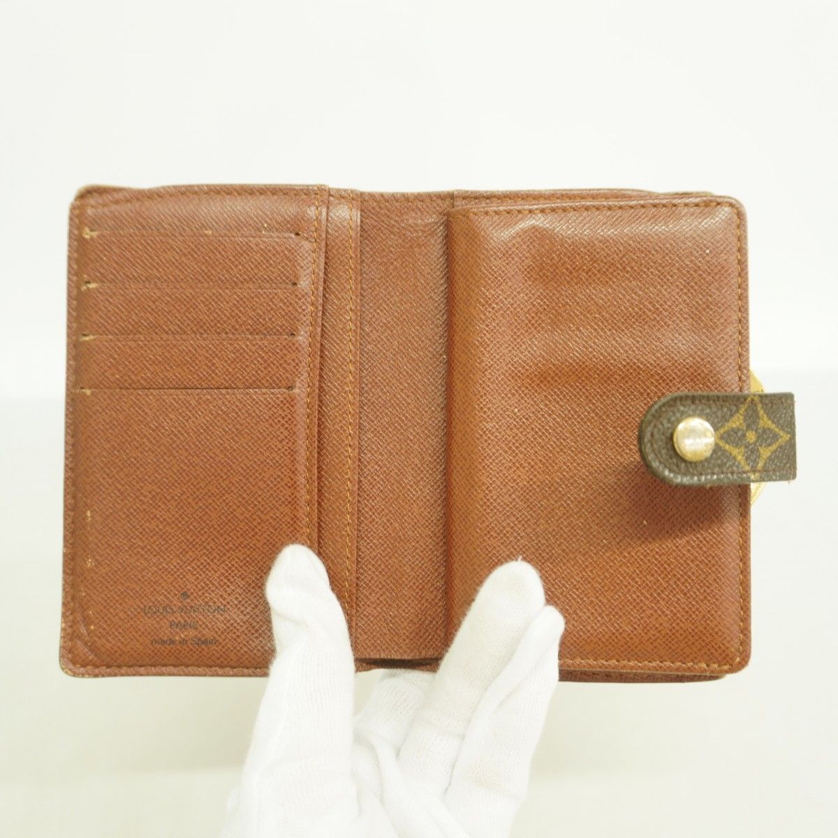 Louis Vuitton Wallet Monogram Porte-Monnaie Vier Viennois Brown — view 3