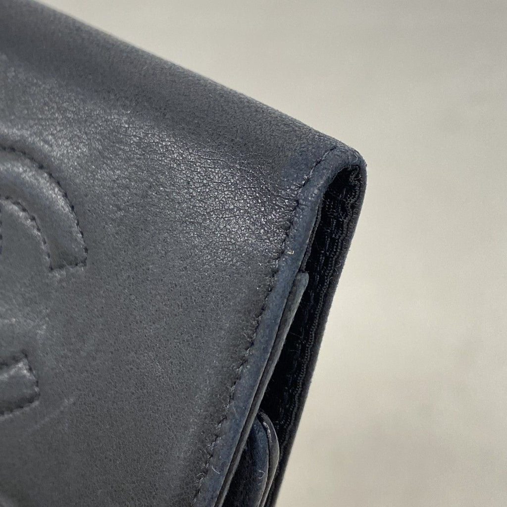Chanel Key Case Monogram Lambskin Black Gold Key Holder — view 6