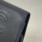 Chanel Key Case Monogram Lambskin Black Gold Key Holder — view 6