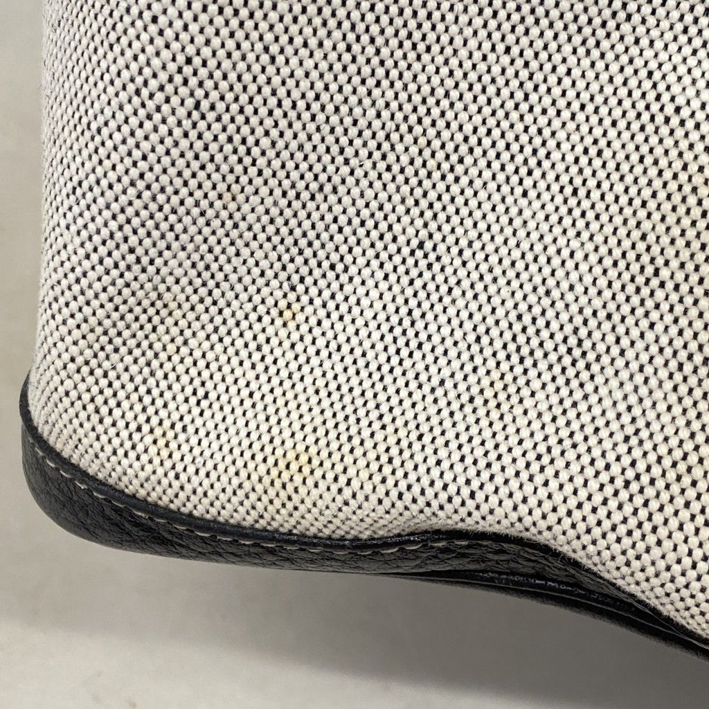 Hermes Tote Garden Party GM Toile Ash Black Silver — view 6