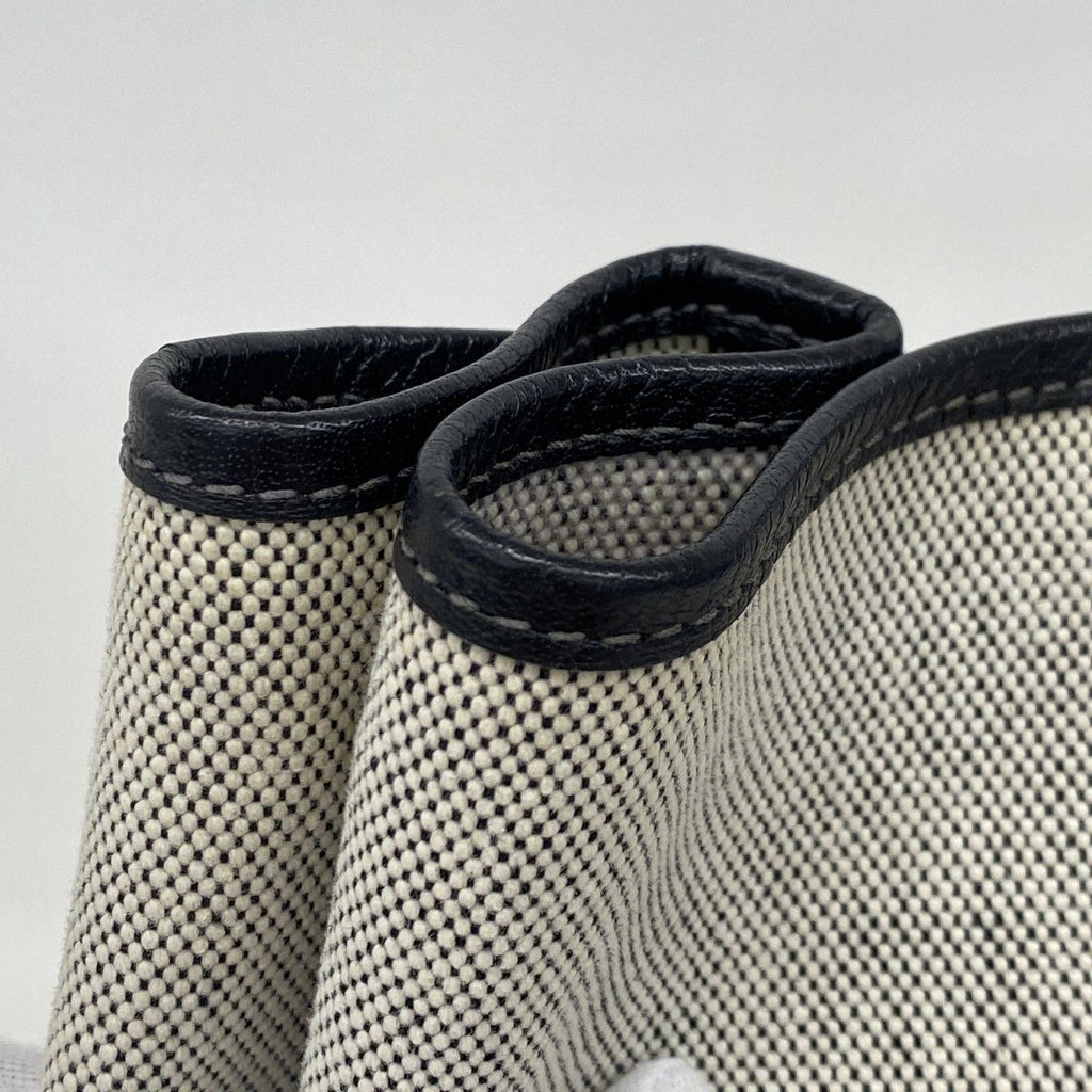 Hermes Tote Garden Party GM Toile Ash Black Silver — view 8