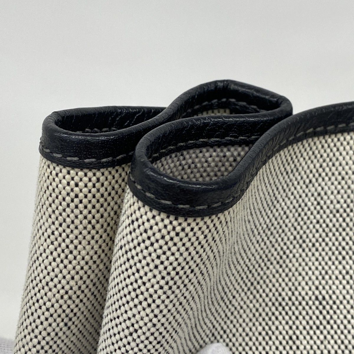 Hermes Tote Garden Party GM Toile Ash Black Silver — view 8