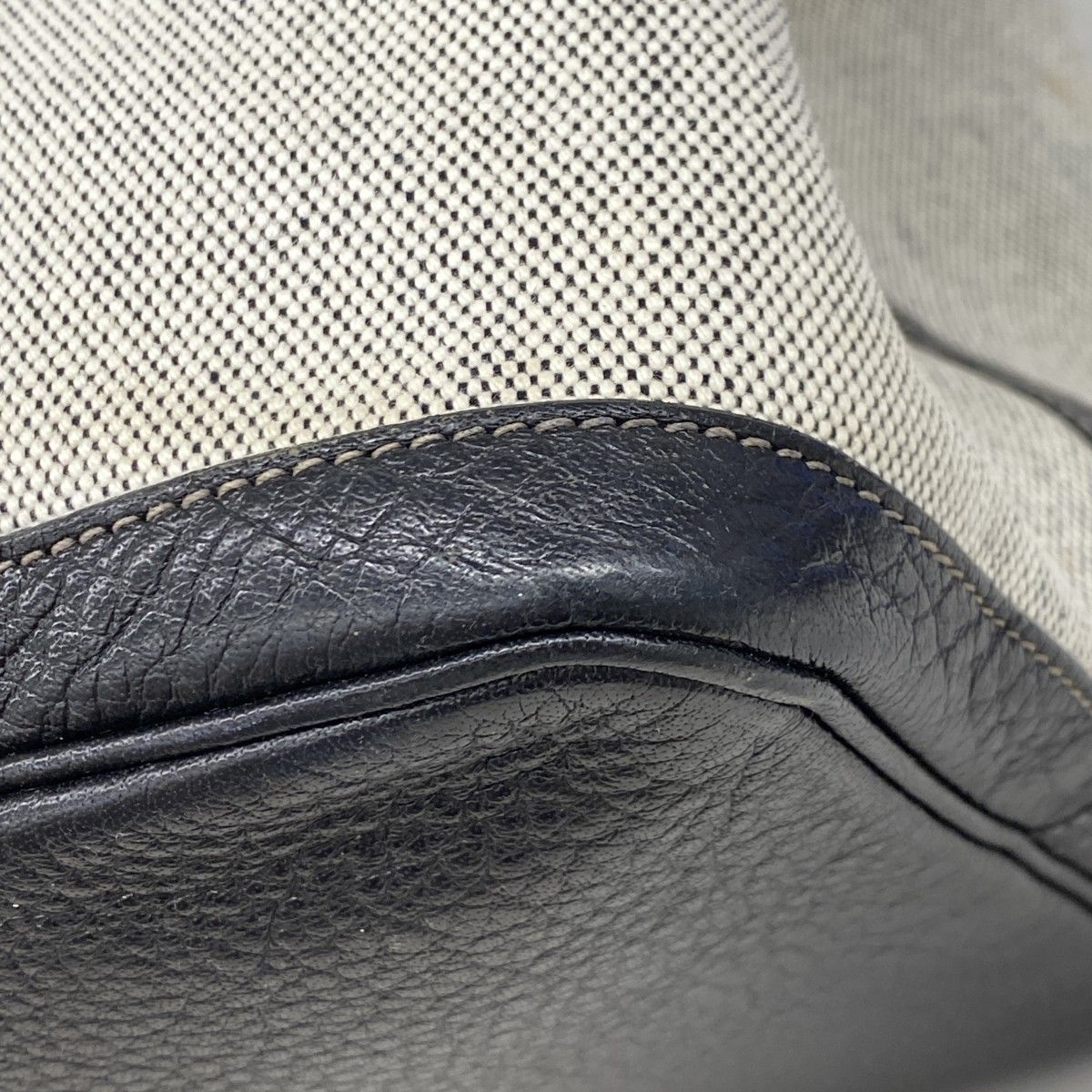Hermes Tote Garden Party GM Toile Ash Black Silver — view 7