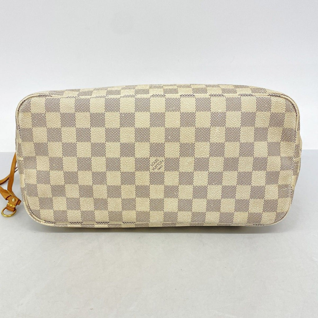Louis Vuitton Tote Damier Azur Neverfull MM White — view 3