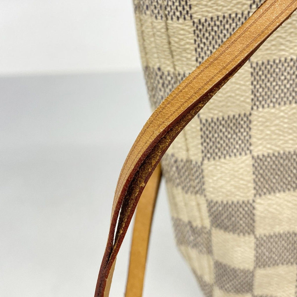 Louis Vuitton Tote Damier Azur Neverfull MM White — view 9