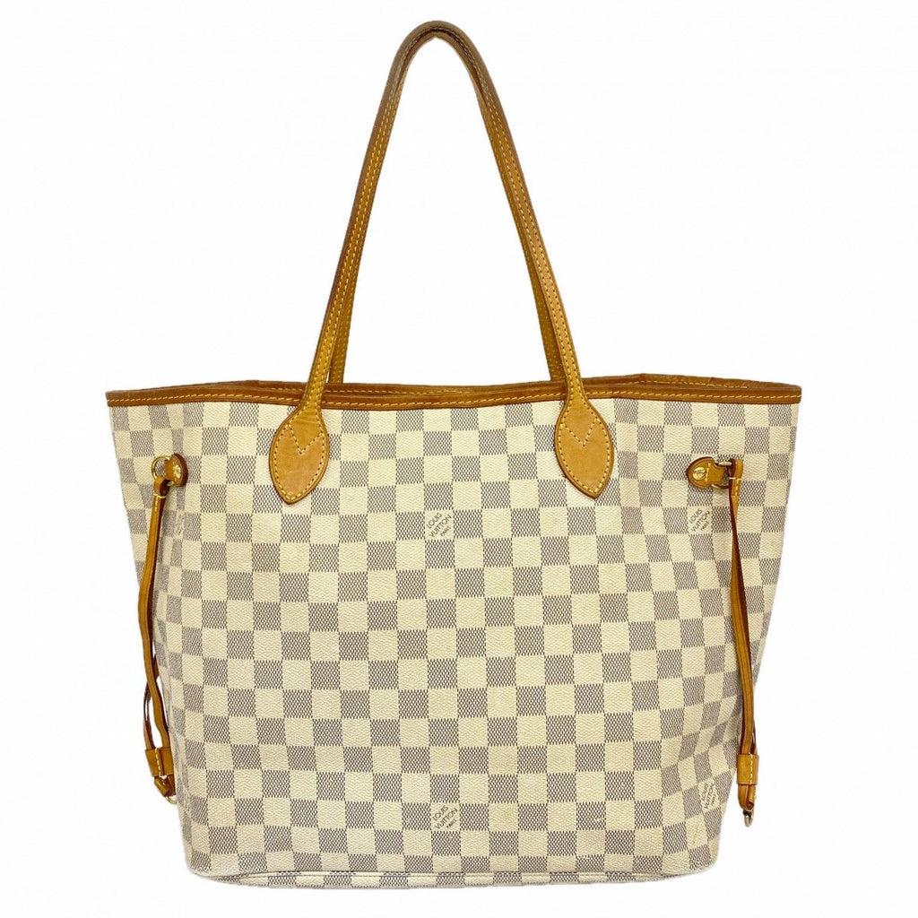 Louis Vuitton Tote Damier Azur Neverfull MM White