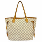Louis Vuitton Tote Damier Azur Neverfull MM White
