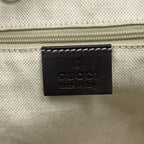 Gucci Tote Guccissima Ski Leather Dark Brown Champagne Gold 2-Way — view 5