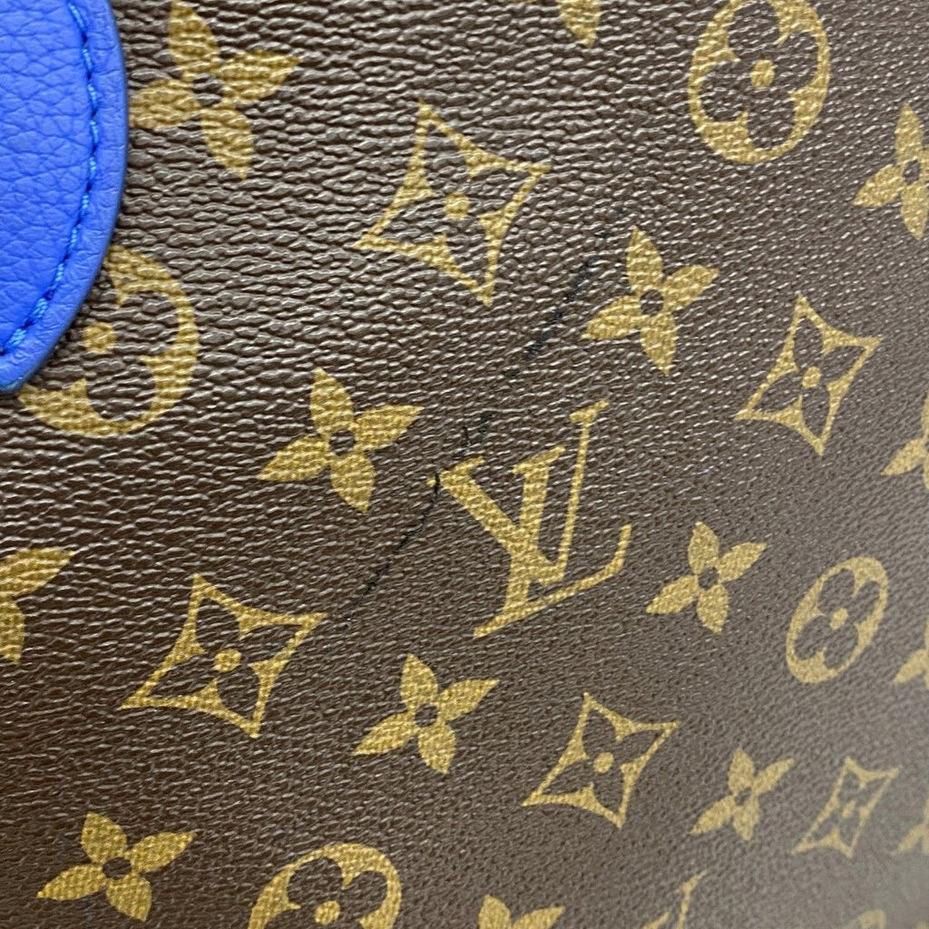 Louis Vuitton Tote Monogram Ikat Flower Neverfull MM Grand Blue — view 8