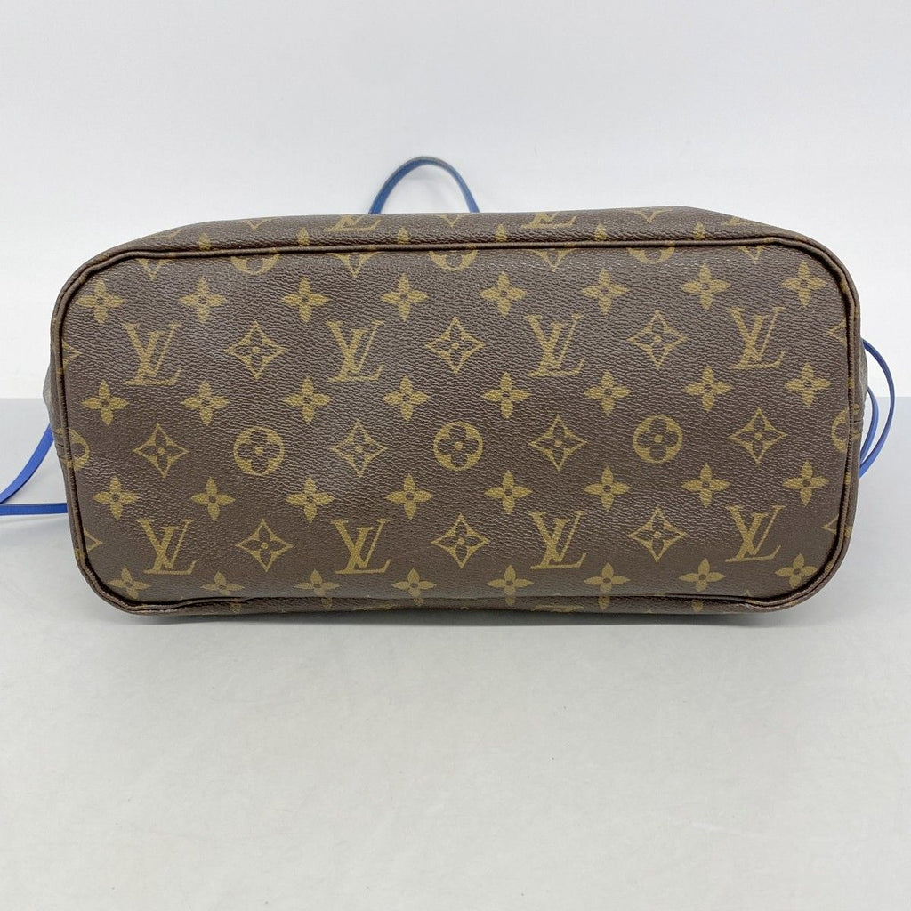 Louis Vuitton Tote Monogram Ikat Flower Neverfull MM Grand Blue — view 3