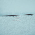 Hermes Wallet Roulis Slim Chevre Misor Blue Zephyr Silver — view 4