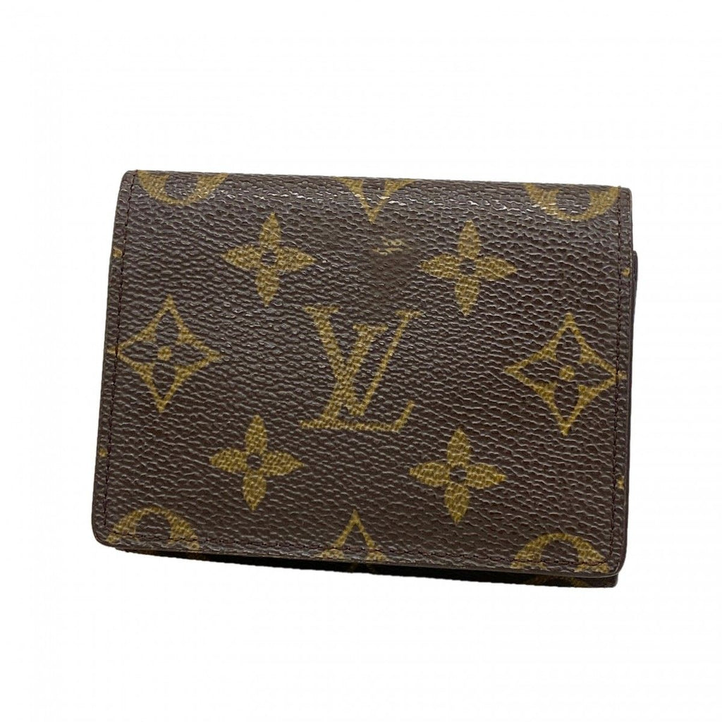 Louis Vuitton Card Case Monogram Envelope Business Holder Brown