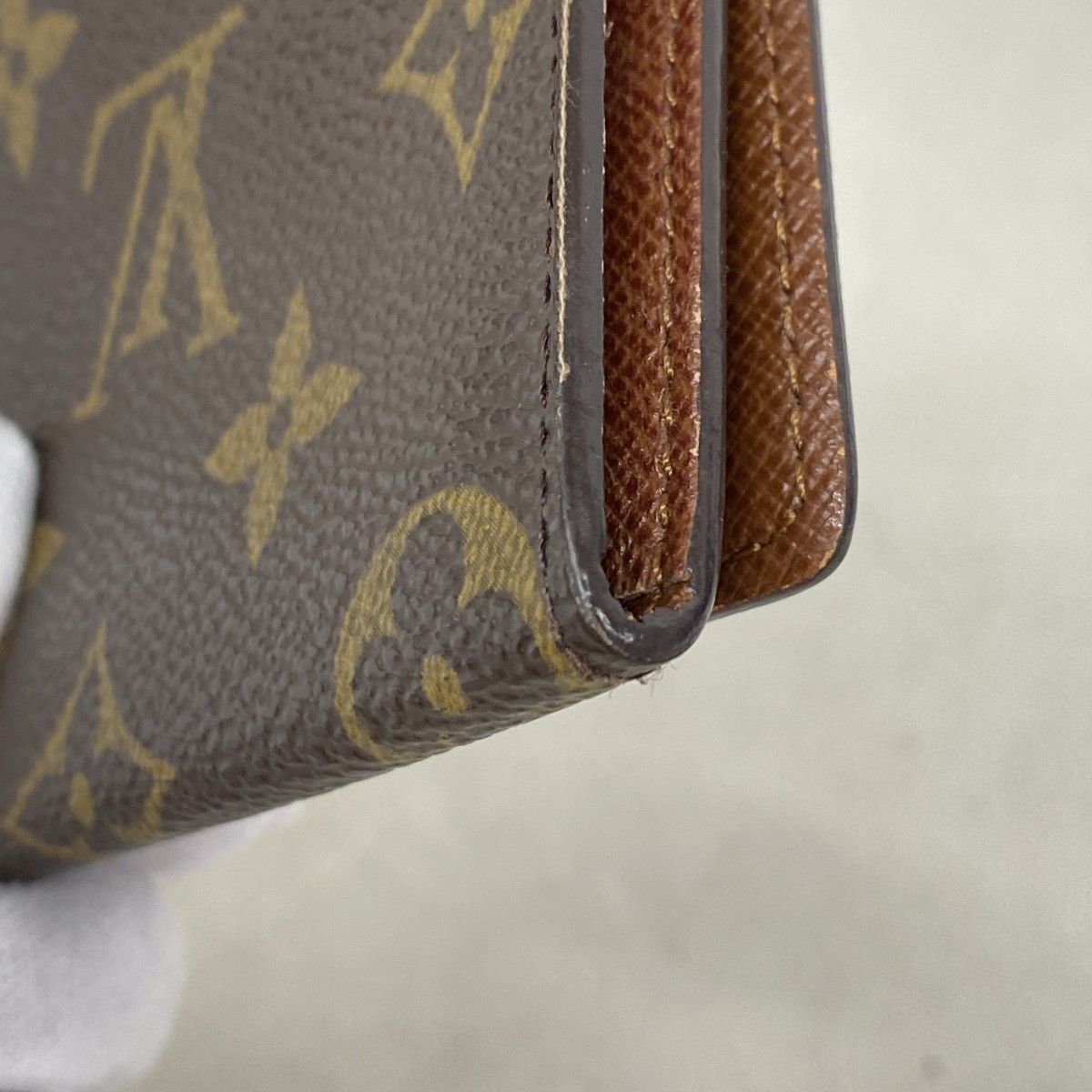 Louis Vuitton Card Case Monogram Envelope Business Holder Brown — view 7