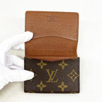Louis Vuitton Card Case Monogram Envelope Business Holder Brown — view 3