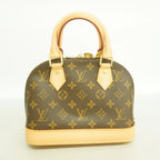 Louis Vuitton Handbag Monogram Alma BB Brown 2-Way — view 9