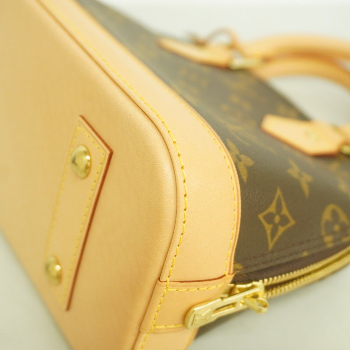 Louis Vuitton Handbag Monogram Alma BB Brown 2-Way — view 6