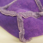 Chanel Shoulder Bag 2.55 Shearling Purple Silver — view 8