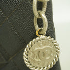 Chanel Tote Reissue Caviar Leather Black Silver — view 8