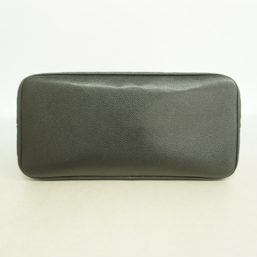 Chanel Tote Reissue Caviar Leather Black Silver — view 3